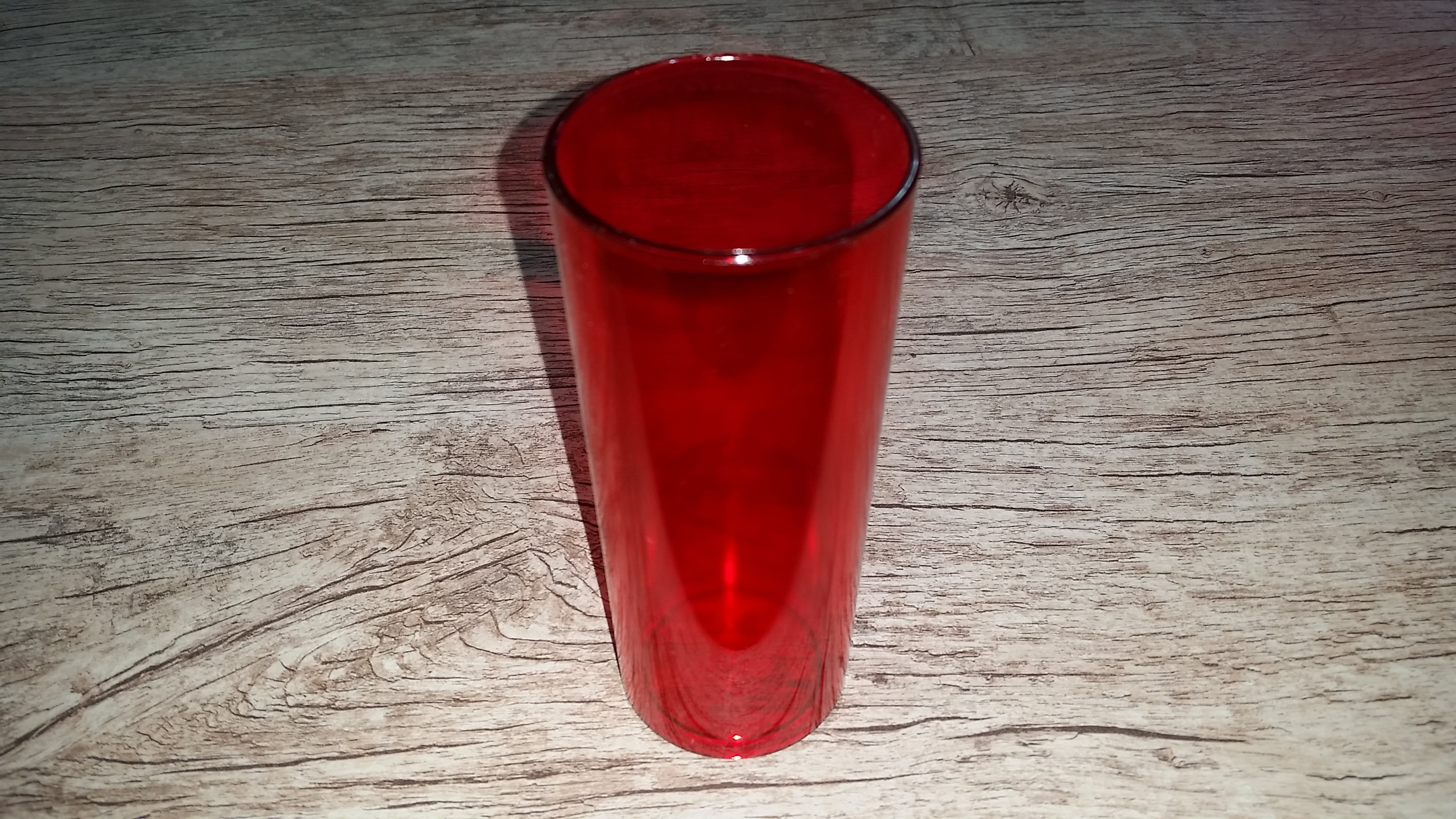 COPO TULIPA VERMELHO ACRÍLICO 300ml