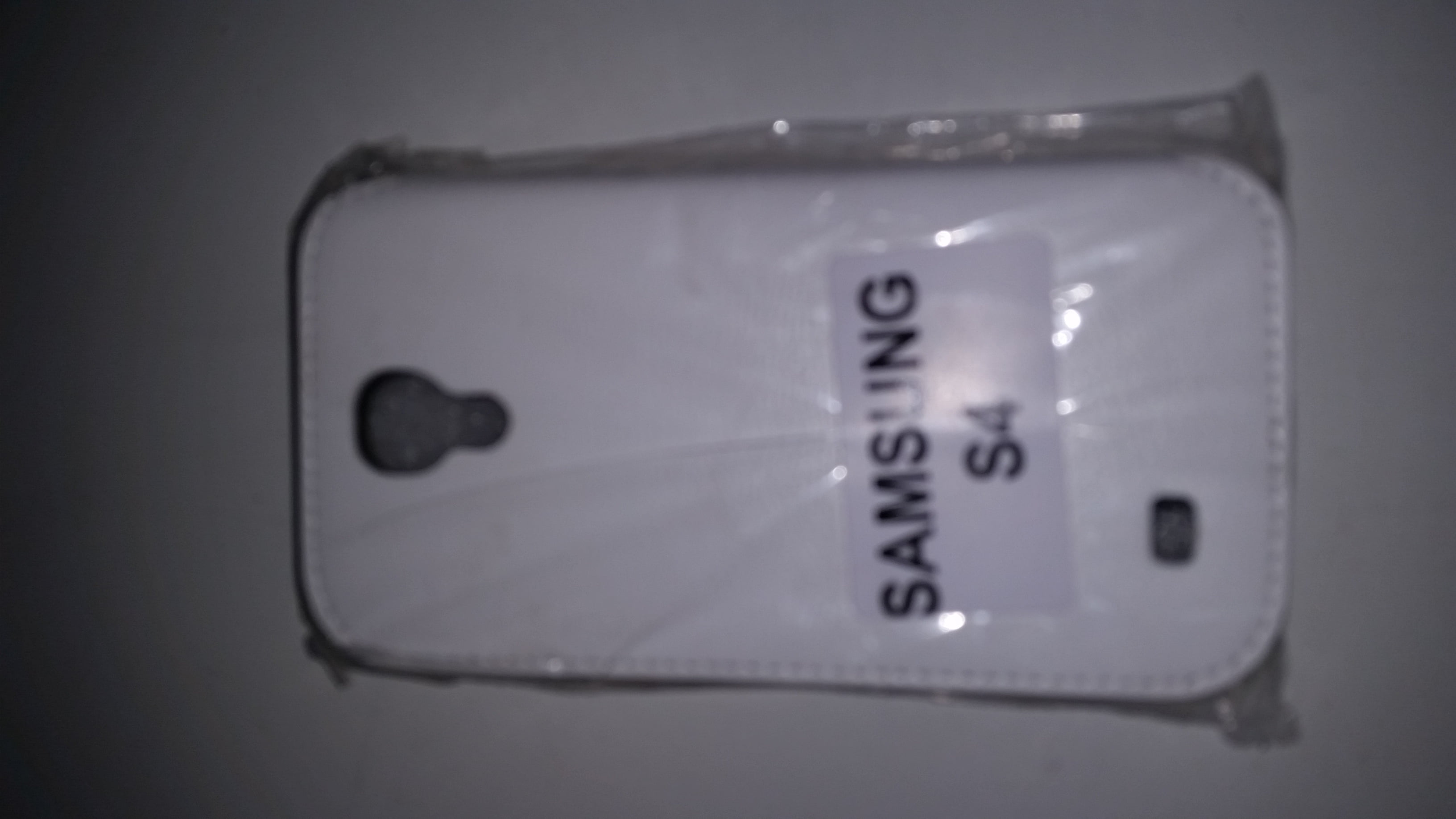 CASE CELULAR COURO BRANCO SAMSUNG GALAXY S4 UN.