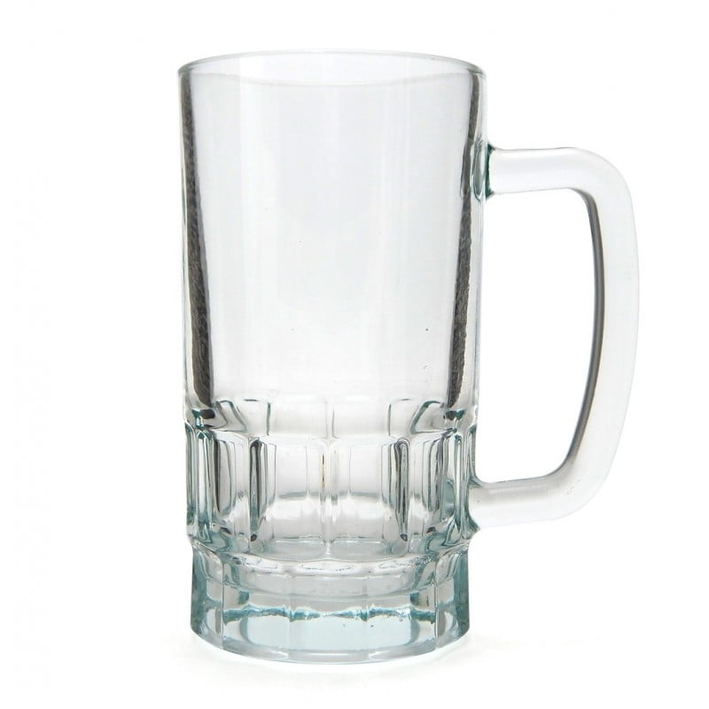 Caneca De Chopp De Vidro Brilhante 550ml importada classe AAA