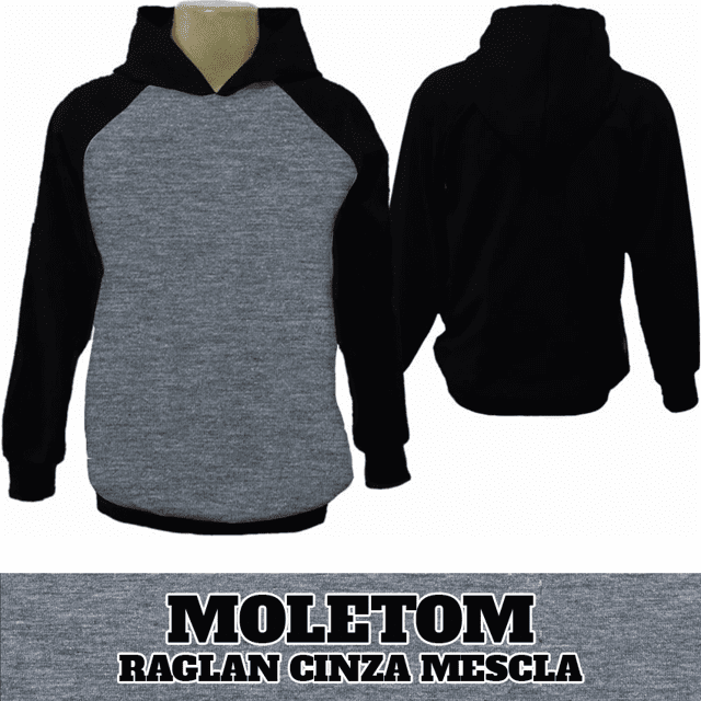 MOLETOM ADULTO RAGLAN POLIESTER SUBLIMACAO TAM . G 