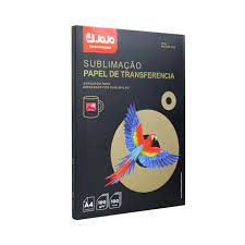 PAPEL P/ SUBLIMACAO JOJO A4 100gr. (PCT C/ 100 FOLHAS)