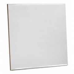 AZULEJO BRANCO DE CERÂMICA BRILHO 10x10cm PARA SUBLIMAÇÃO