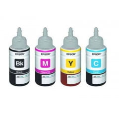 Kit Tinta Epson Original INK TEC 4 Cores B - C - M - Y 70ml