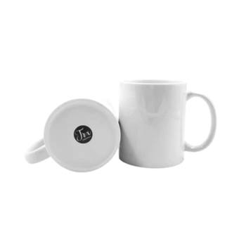 CANECA BRANCA CILÍNDRICA DE CERÂMICA 325ML MARCA TRIX IMPORTADA CLASSE AAA