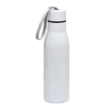 GARRAFA TÉRMICA DE INOX BRANCO 750ML SUBLIMATICA