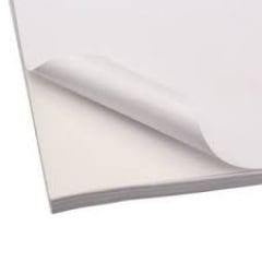 PAPEL FOT. GLOSSY ADESIVO A3 135gr. (PCT C/ 20 FOLHAS)