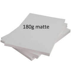 PAPEL FOT. MATTE FOSCO A4 180gr. (PCT C/ 20 FOLHAS)