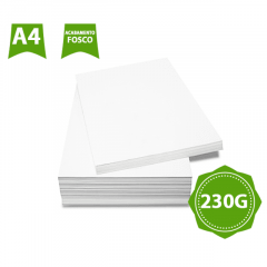 PAPEL FOT. MATTE FOSCO A4 230GR. (PCT C/ 20 FOLHAS)