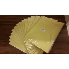 PAPEL FOT. SEMI GLOSSY ADESIVO DOURADO A4 135gr. 