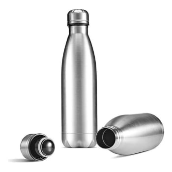 GARRAFA TÉRMICA DE INOX PRATA 750ML SUBLIMATICA