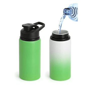 SQUEEZE MÁGICO VERDE DE ALUMINIO 500ml C/ CAIXINHA