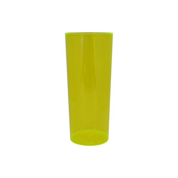 LONG DRINK FIT 250ML AMARELO NEON