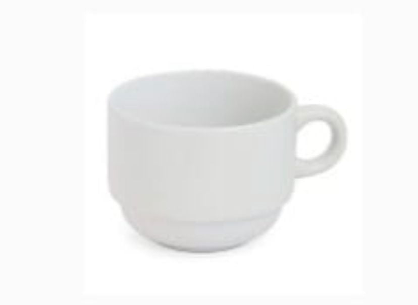 Xícara branca 5oz 150ml Premium Importada LIVE